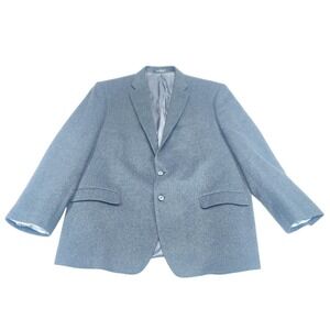 Lauren Ralph Lauren Sport Coat Mens 48 Gray Camel Hair Tweed Blazer Jacket